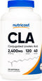 Nutricost CLA (Conjugated Linoleic Acid) 2,400mg, 120 Softgels - Gluten Free, Non-GMO, 800mg Per Softgel