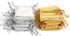 Wudygirl 100 PCS Drawstring Satin Bags Mixed Gold Silver, 3.54X4.72 inches for Jewelry Wedding Party
