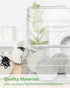 Dryer Sheet Holder - Acrylic Dryer Ball Dispenser Container with Lid for Laundry Pods, Clips, and Sheets