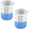 2pcs Silicone Measuring Cup for Laundry Detergent Dispenser, Liquid Detergent with Scale Marks for Precise Measurement