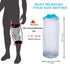 Asunby Waterproof Knee Cast Cover for Shower, Bandage Protector for Knee Replacement Surgery, Reusable