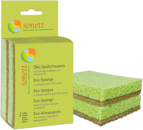 Sonett Natural Compostable Dishwashing Sponges