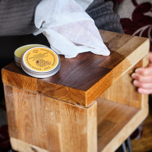 Beeswax Furniture Polish & Conditioner (Orange 3.4 Fl Oz) | Enhances Natural Beauty of Wood | Seals & Protects for