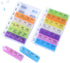 Psivika 2 Pack 28 7 Weekly Pill case Colorful Pill Organizer Medicine Storage compartments Day Pill Box Case