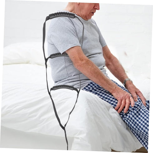 NOLITOY Elder Pull up Strap Bed Ladder for Seniors Disability Aid for Easy Rising Non-Slip Grip for Mobility