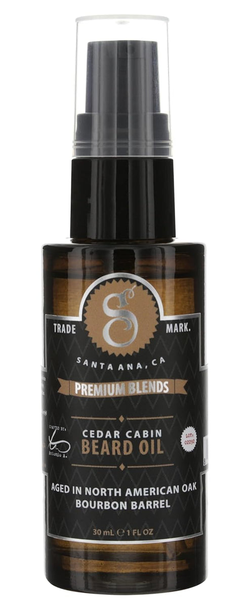 Suavecito Premium Blends Beard Oil - Leave-In Conditioner for Softening Hair, Hydrating Skin, Eliminating Beard