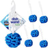 Compac Home Dish Wand China Scrubbing Sponge, 6 Count, Unique Round Ball Shape for Effective Cleaning