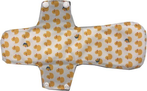 MUMBABY 6pcs 12 Inch (30.5cm) 12inch) Heavy Flow Charcoal Bamboo Mama Cloth/Menstrual Pads/Reusable Sanitary Pads
