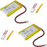 (2 Pack) 403048 Lipo Battery 3.7v 800mAh Replacement Batteries for Multiple Devices with PH 2.54 & PH 2.0 JST Connector