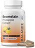 Balancebreens Bromelain 500mg Capsules - 2400 GDU Pineapple Extract Supplement for Joint Support (180 Capsules)