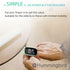 Rechargeable Fingertip Pulse Oximeter, Accurate SpO2 Reading for Outdoor Sports and Home Use