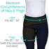 Vive Hip and Groin Brace - Compression Wrap Support for Sciatica, Bursitis, Hip Flexor, Thigh, and Hamstring Recovery
