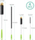 ORIA Bottle Cleaning Brush Set, Long Handle Water Bottle Brush, Straw Cleaning Brush, 4 Pack for Washing