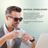Yogo Vision Bifocal Reading Sunglasses, Classic Retro Style UV400 Sun Protection Eyewear for Men Women