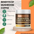 Focus & Create Adaptogenic Instant Mushroom Coffee, 50-Serve Pack with Lion’s Mane & Chaga for Brain Support