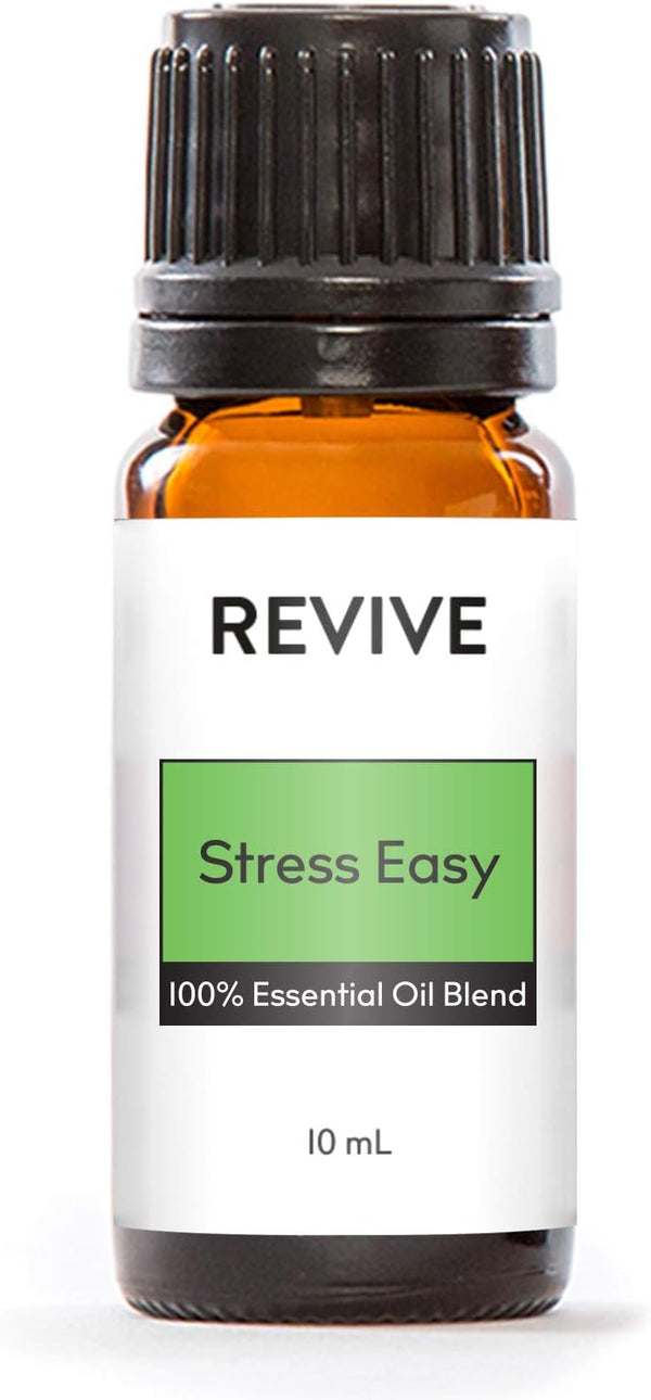Stress Easy Essential Oil Blend by Revive Essential Oils, 100% Pure Therapeutic Grade for Diffuser and Aromatherapy