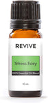 Stress Easy Essential Oil Blend by Revive Essential Oils, 100% Pure Therapeutic Grade for Diffuser and Aromatherapy