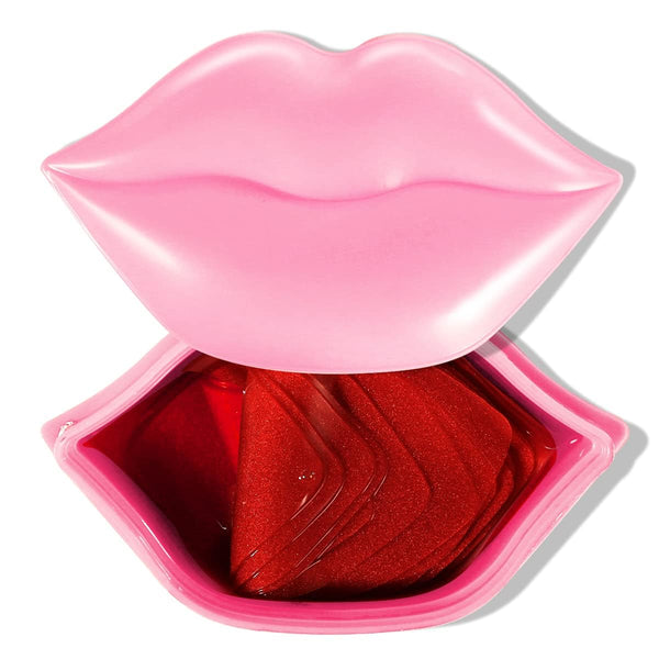 VEZE Lip Masks, 20 Pcs Collagen Lip Mask for Dry Lips, Crystal Lip Pads for Moisturizing and Anti-Aging