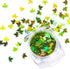 Nail Art DIY Maple Leaf Sequins - Laser Glitters Thin Paillette Flakes Stickers for Manicure Tips, 12 Boxes