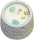 LUXE COVE 200g) Scented Candle, Soy Candle, Non-Toxic Aroma Candles, White Musk Scented, Aquamarine Crystal, Best