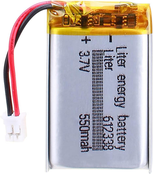 Liter energy battery 3.7V Lipo Battery 550mAh Rechargeable Lithium ion Polymer Battery 612338 Lithium Polymer