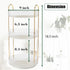 Rotating Makeup Organizer - 3 Tier Lazy Susan Trays for Skincare and Perfume, Transparent Bathroom Counter Organizer