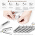 Straight Razor Kit - Complete Kit for Men with Beard Scissors & Metal Comb, Premium Polished Stainless Steel, 10 Extra