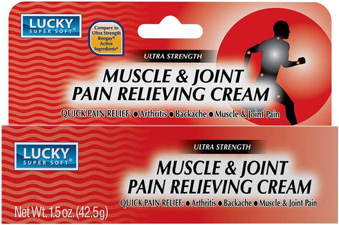 Lucky Super Soft Muscle & Joint Pain Relieving Cream - 1.5 Ounce
