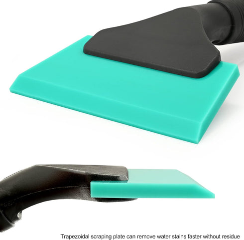 EHDIS 5 Inch Small Squeegee Rubber Window Tint Scraper for Car, Glass, Mirror, Shower, Door, Bathroom Cleaning (Light