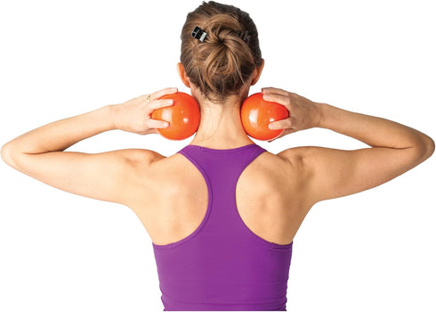 OPTP Franklin Method Smooth Ball Set - Adjustable Firmness Massage Roller Ball Set for Back and Neck Relief