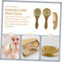 Set BESPORTBLE Newborn Hair Care Brush Wooden Comb and Massager for Toddler Scalp Gentle Brushing Tool for Babies