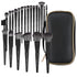 MAGEFY Makeup Brush Set, 22 Pcs Premium Synthetic Brushes with Case, Travel Makeup Brushes (Black)
