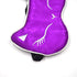Sun Kea Women Girls Silk Eye Mask, Cute Cat Sleeping Eye Cover for Shift Work Nap Blindfold (Purple)