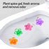 EKE Toilet Gel, Toilet Stain Removal Cleaning Air Freshener, 72 Flower Stamps, Pack of 6 Scents