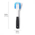 OXO Good Grips Dish Brush, Nylon Bristles with Built-in Scraper, Safe for Non-Stick Cookware, Non-Slip Handle