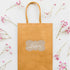 Andaz Press Fancy Frame Rectangular Label Stickers, Thank You for Celebrating with Us, Kraft Print, 36-Pack Wedding