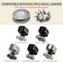 Shaver Replacement Blades for Skull Shaver Pitbull Replacement Blade,Replacement Heads for Pitbull Gold/Silver/Platinum Pro Shaver (4 Blades)