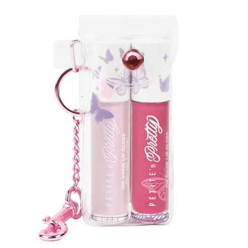 Petite 'N Pretty So Dreamy 10K Shine Lip Gloss Duo - Makeup for Kids, Tweens, Teens, High Shine, Made in the USA