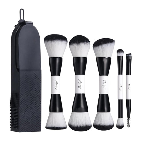 Oneleaf Dual-ended Makeup Brushes Set for Professional Makeup Artists