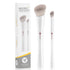 KINGMAS Angled Foundation Brush, Mini Concealer Brush, Kabuki Under Eye Contour Makeup Tool for Liquid, Cream, Powder
