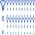 40PCS Tongue Scraper for Adults, Blue Tongue Cleaner, Oral Care Scrapers Kits for Healthy Oral Care