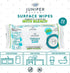 1 Pack Surface Wipes with Bleach, All-Purpose Cleaner for Bathroom, Kitchen, Office, 72 Count, Lint Free & Durable