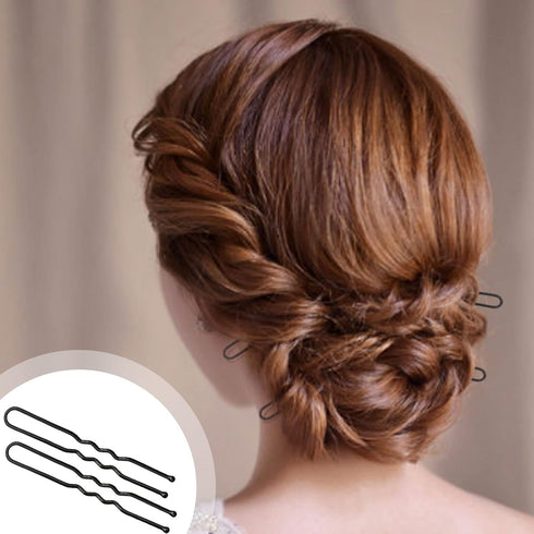 U Shaped Hair Pins for Women, 100 PCS 2.8" Hair Styling Pins for Thick Buns