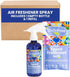 Space Freshener Starter Kit, Lemongrass Essential Oil Car & Air Fresheners, Natural Odor Eliminator Spray