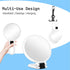 30x Magnifying Travel Mirror, Handheld Double Side Mirror with 1X 30X Magnification & Adjustable Handle for Makeup