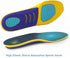 VSUDO Arch Support Sports Shoe Insoles, Shock Absorption Inserts for Men or Women, High Elastic Running Insoles, L