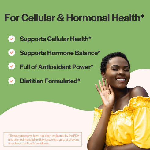 DIM Supplement for Women and Men Plus Pomegranate, Broccoli & Black Pepper | Hormone & Estrogen Balance Supplement | 60