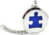 FIKA Autism Awareness Puzzle Piece Symbol Aromatherapy Essential Oils Diffuser Necklace Pendant