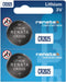 Renata CR2025 Batteries - 3V Lithium Coin Cell 2025 Battery (2 Count)