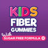 Kids Fiber Gummy Bears Supplement | 60 Gummies | Sugar Free Daily Prebiotic Fiber for Kids, Vegan, Berry Flavor